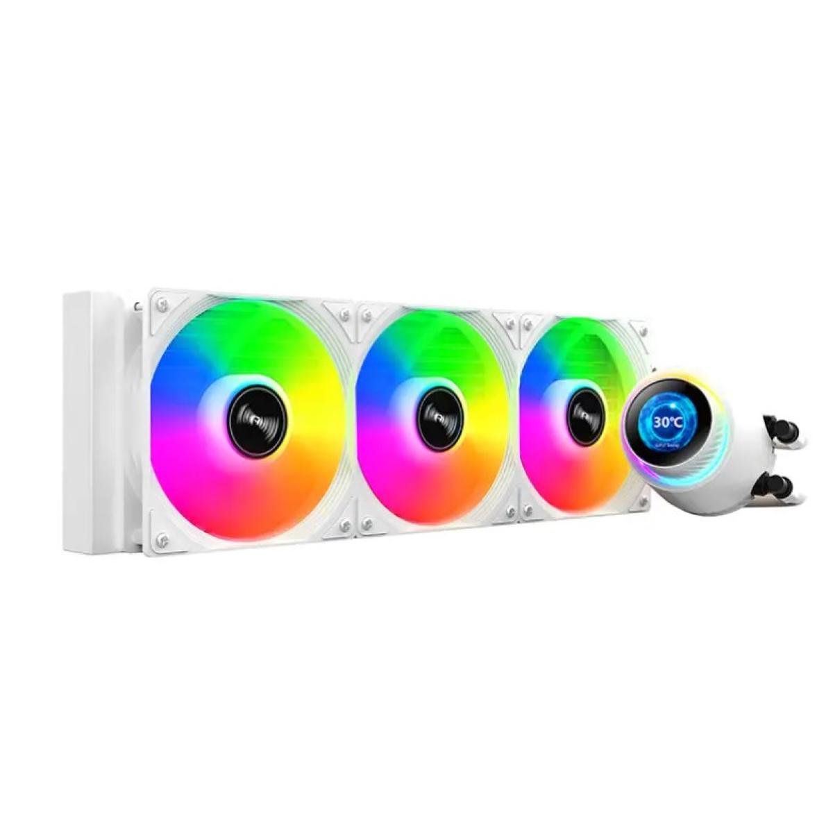 Huntkey GX360R Atlas Shark Cooling 3 Fans -White