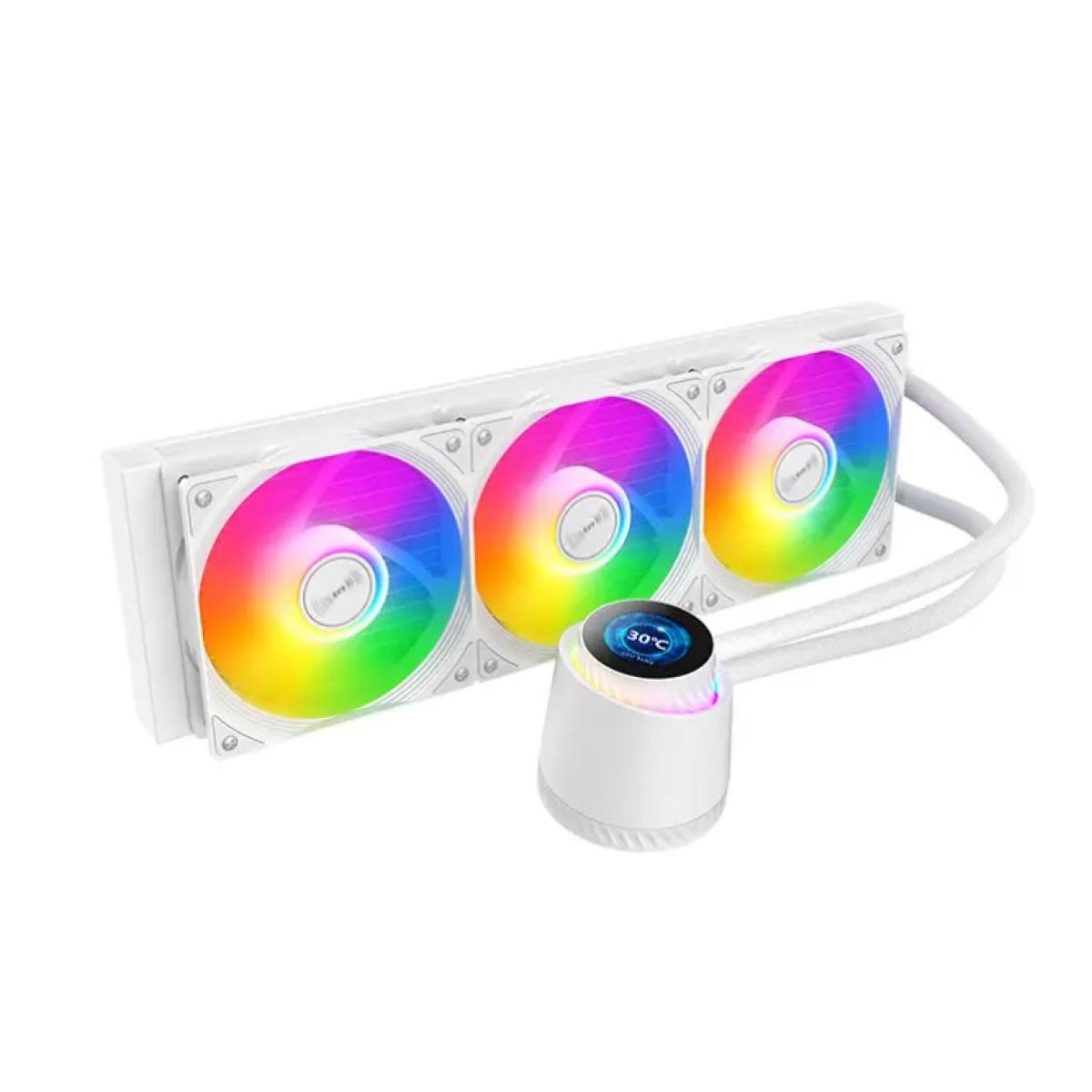 Huntkey GX360R Atlas Shark Cooling 3 Fans -White