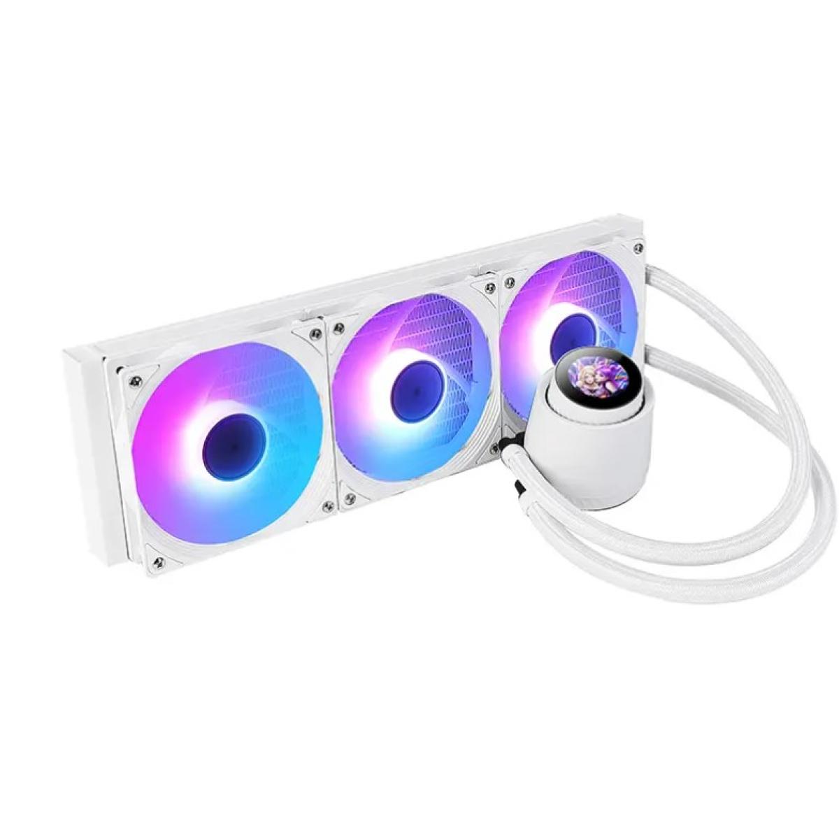 Huntkey GX360R Atlas Shark Cooling 3 Fans -White