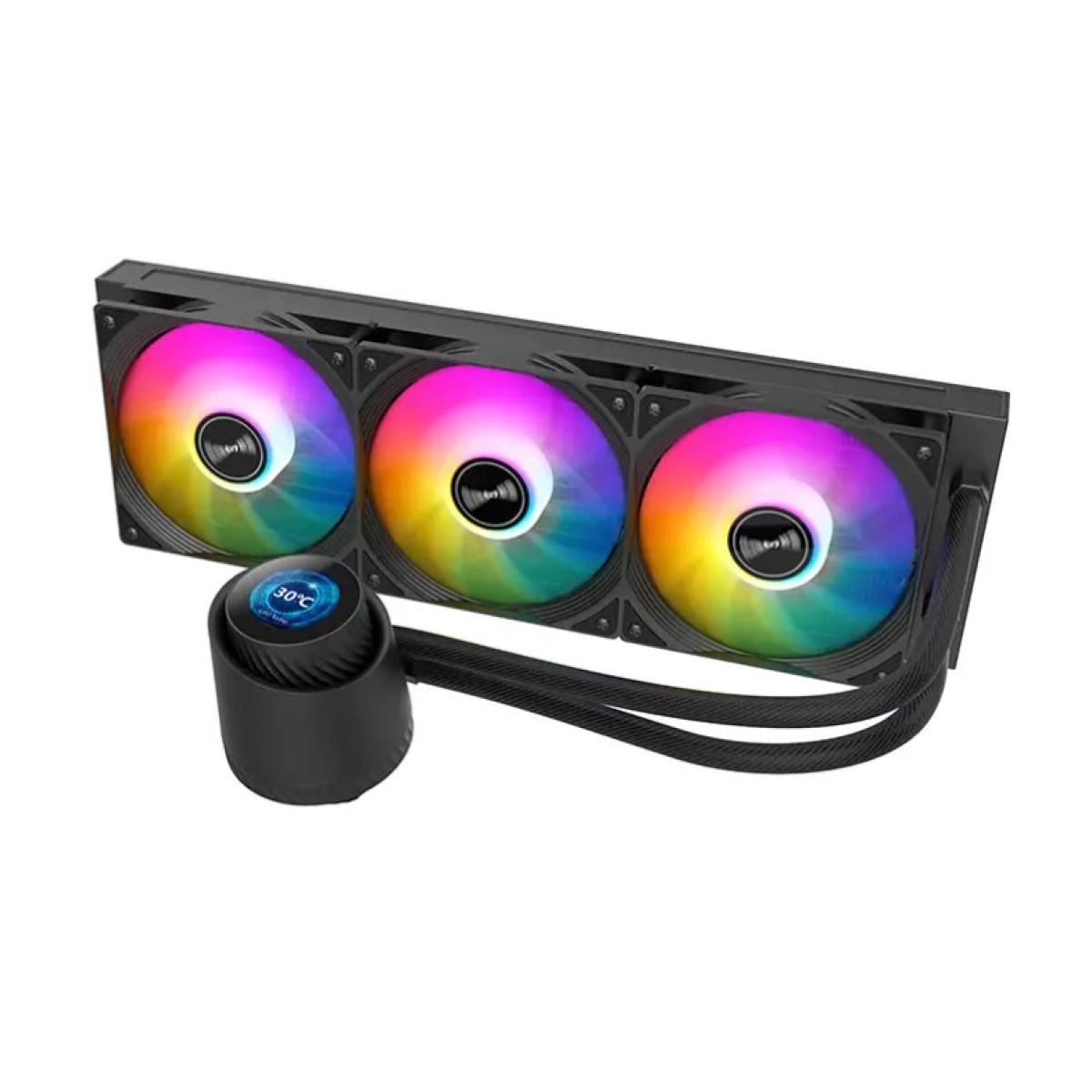 Huntkey GX360R Atlas Shark Cooling 3 Fans -Black