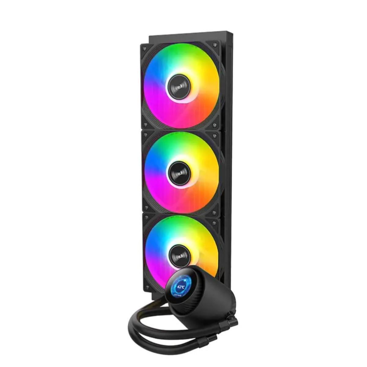 Huntkey GX360R Atlas Shark Cooling 3 Fans -Black
