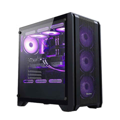Huntkey GX750A Empty Gaming Case with 3 Fans -Black