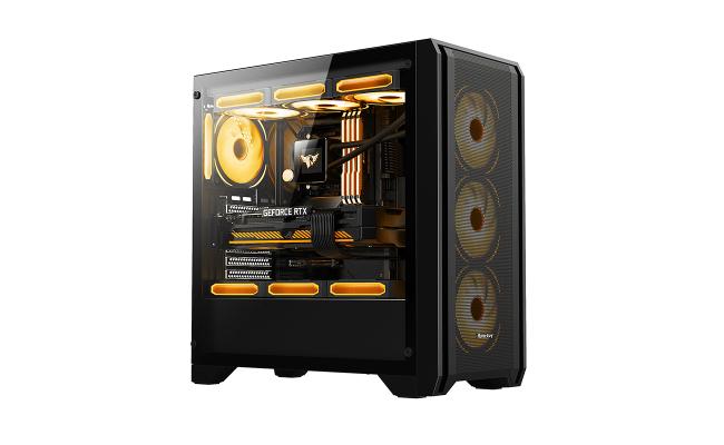 Huntkey Gx750a Gaming Case With 3 Fans Black