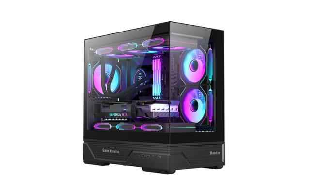Huntkey Gx760ae Fortune Lite Pc Gaming Case Without Fans Black