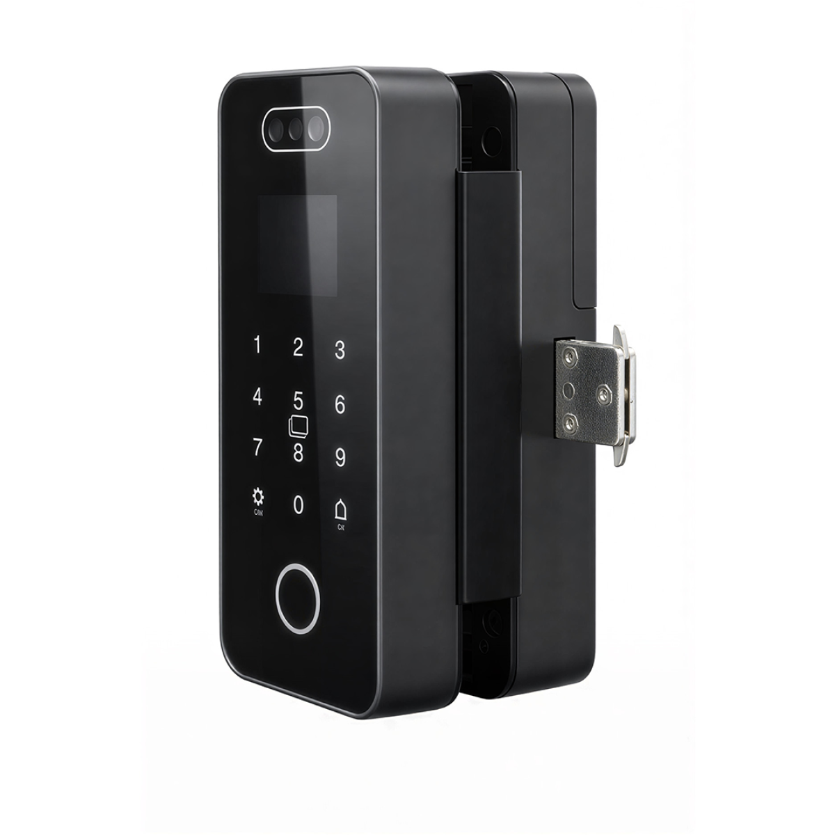 GY-A15 Intelligent Electronic Fingerprint Keypad Tuya Glass Door Lock