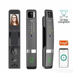 GY-H20P-3D 3D facial Recognition Tuya Intelligent Multifuncional Wireless Smart Door Lock
