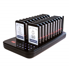 20 Pager Wireless Vibration Calling System for Restaurant & Café 300m