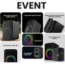 HiFuture Event - 80W Portable Speaker, Dual DSP, Bass Boost, RGB Lights, GPS, Power Bank Function, Wireless Stereo Pairing