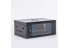 Extremetech 4U Wall Mount Network Cabinet (542x400mm) – SPCC Steel Server Rack Enclosure with Fan, Shelf & PDU - EXW1-5404