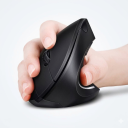 HP S6000 Energy Wireless Ergonomic Vertical Mouse, 2.4GHz Wireless, High-Precision Optical Sensor, 6-Button Design, Speed Adjustable, Professional Comfort for Windows & macOS