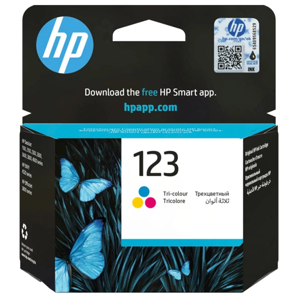 Hp 123 Tri Color Ink Cartridge