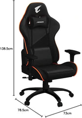 GIGABYTE AORUS AGC310 GAMING CHAIR - Premium Leather + Velvet Material
