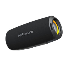 Hifuture Gravity 45w Portable Bluetooth Speaker, Ipx7 Waterproof, Rgb Led Lights, 8h Playtime, Tws Pairing, Bass Boost, Usb C Fast Charging Black