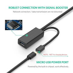 Ugreen 20827 Usb 3.0 Active Extension Cable 5gbps 10m