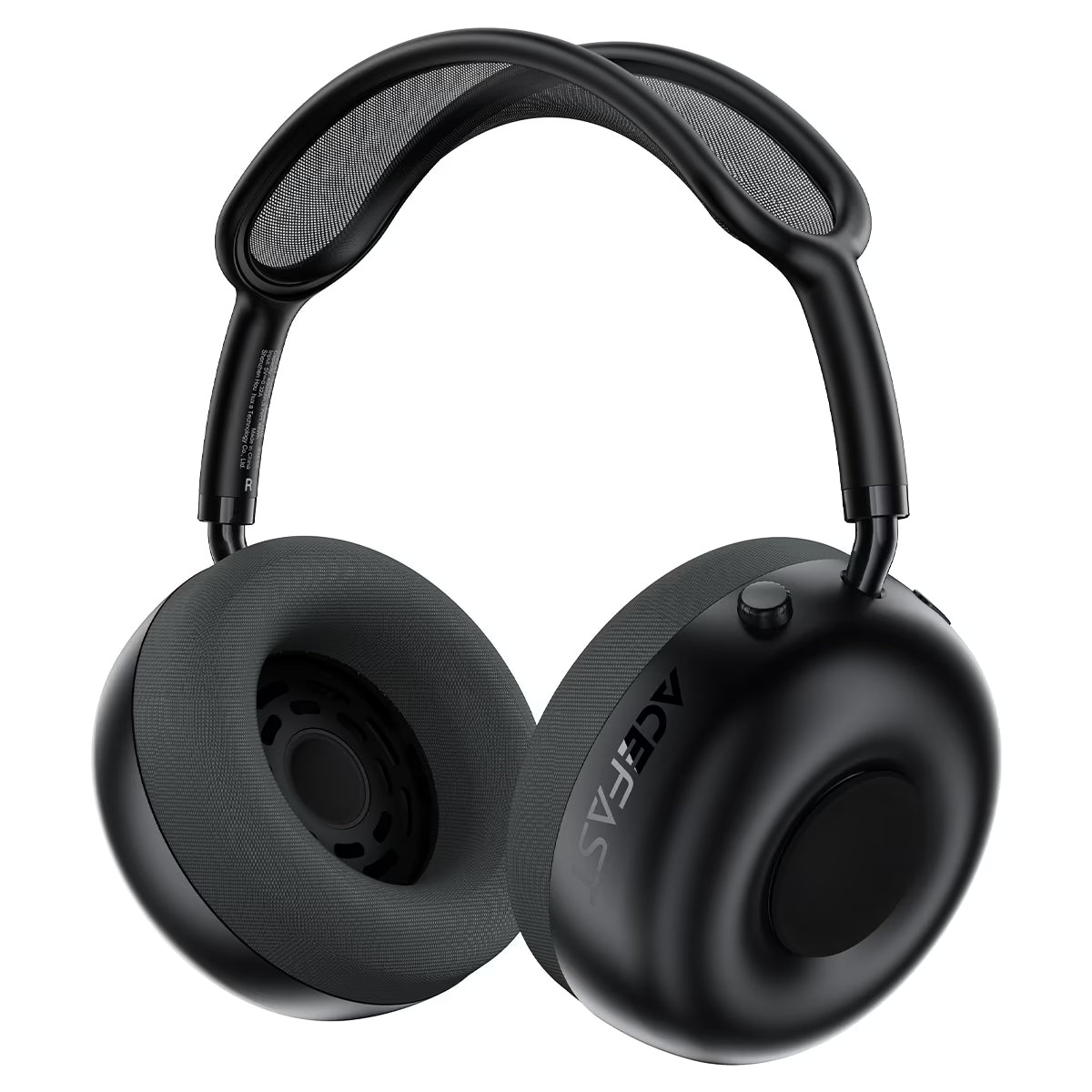 ACEFAST H19 Open Wireless Headset with 50 mm Drivers, BT 6.0 & ENC – Black