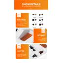 Yamatik PRIMA‑214 Power Strip Tabletop Socket – 4× AC Outlets, 220–250V, 13A, 3000W Rated, Standard Grounding, EU Plug
