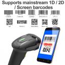 GTCODESTAR X-760H - Wired 2D Barcode Scanner, CMOS Sensor, USB/COM Interface, QR & 1D/2D Code Support