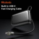 Mcdodo 637 65W 20000mAh PD Fast Charging Power Bank with Digital Display & USB-C Cable for iPhone Samsung Laptop Airplane Safe - 18 Months Warranty