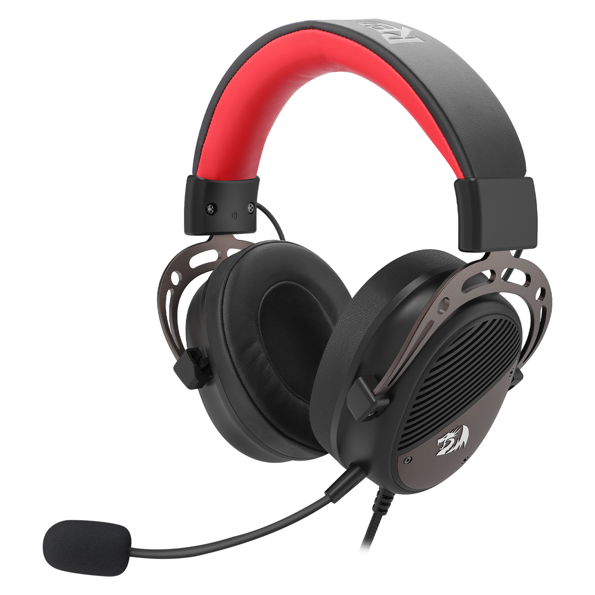 Redragon H730 Wired Gaming Headset - 7.1 Surround Sound - Memory Foam Ear Pads - 50MM Drivers - Detachable Microphone - Multi Platform Headphone - Works with PC/PS4/PS5 Switch - CompuMe