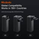 Mcdodo 318 30W 3-in-1 Digital Display Power Bank 10000mAh Retractable Cable & Interchangeable UK/EU/US Plugs Fast Charger - 18 Month Warranty