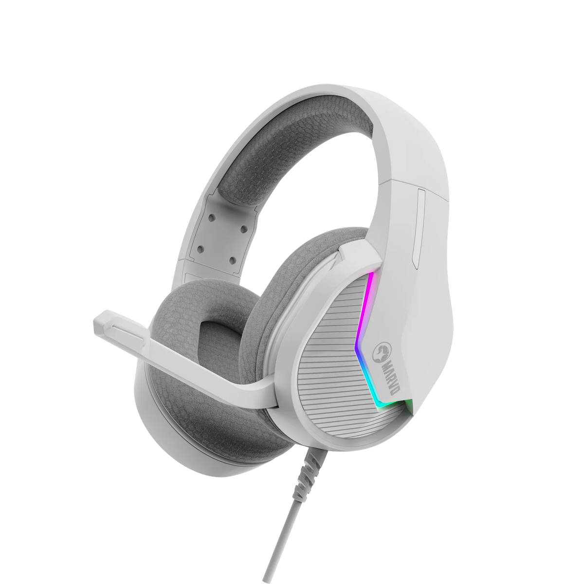 Marvo Tactic 40 Wired Gaming Headset - White