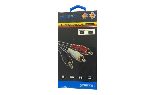 Haing Hi 0150 Arc Dc3.5m To Rcamx2 Audio Cable 1.5m
