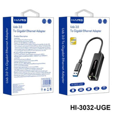 HAING HI - 3032 - UGE USB 3.0 to Gigabit Ethernet Adapter