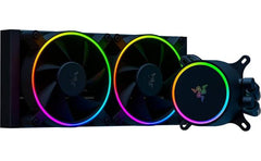 Razer Hanbo Chroma 240mm All In One Liquid Cooler Argb Pump Cap Quiet Powerful Argb Fans Silent Pwm Fan Rgb Chroma