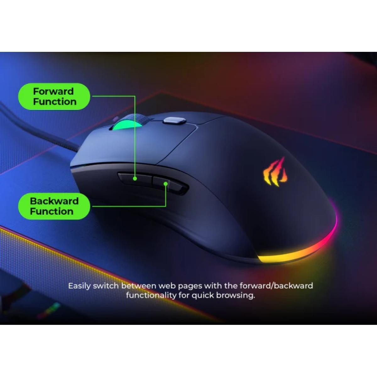 HAVIT GAMENOTE MS1030 RGB BACKLIT GAMING MOUSE HAVIT GAMENOTE MS1030 RGB BACKLIT GAMING MOUSE