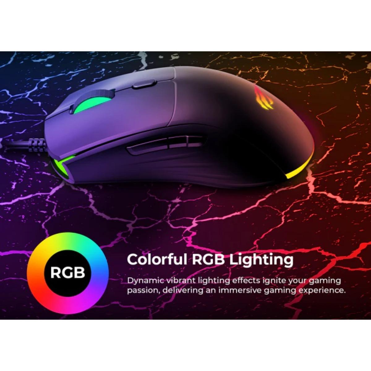 HAVIT GAMENOTE MS1030 RGB BACKLIT GAMING MOUSE HAVIT GAMENOTE MS1030 RGB BACKLIT GAMING MOUSE