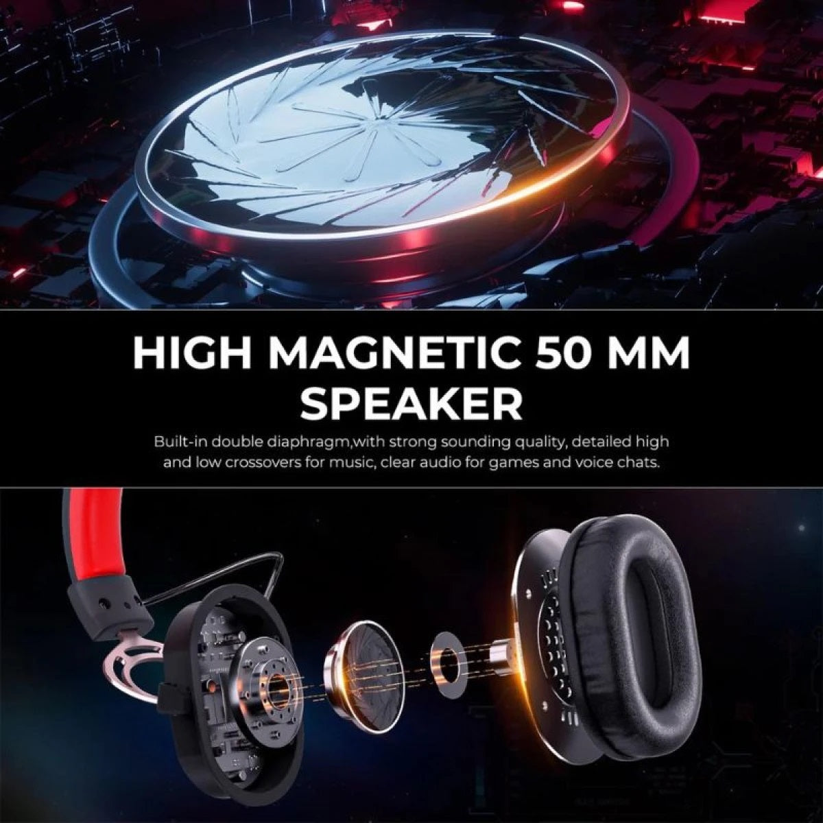 HAVIT GAMING HEADPHONE 3.5MM Jack SURROUND SOUND H2008D, headset