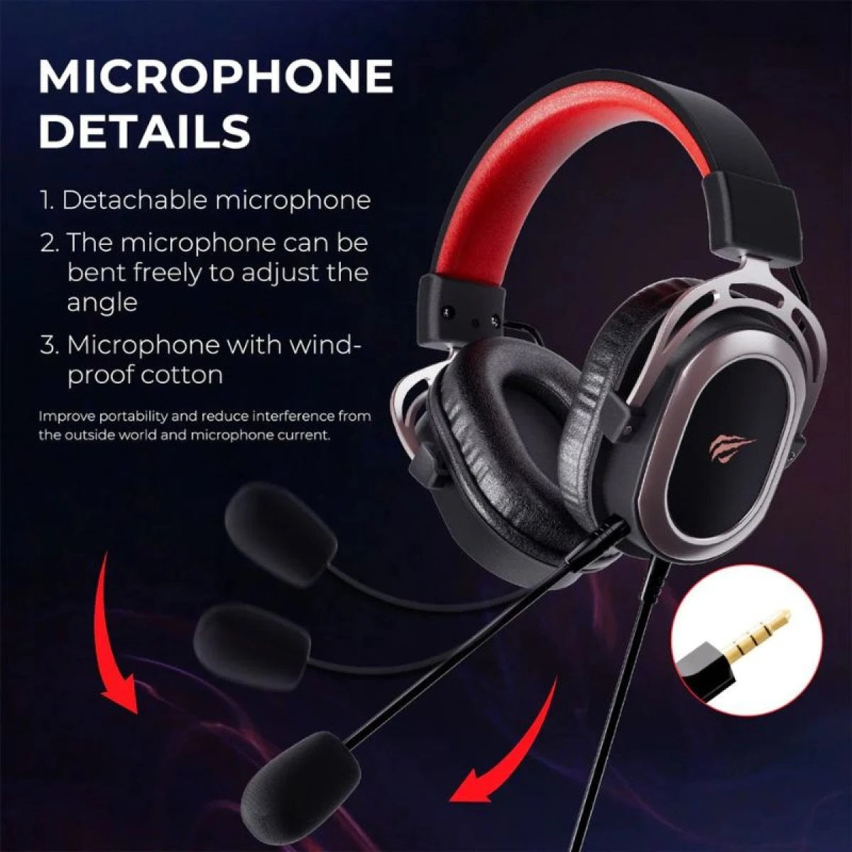 HAVIT GAMING HEADPHONE 3.5MM Jack SURROUND SOUND H2008D, headset