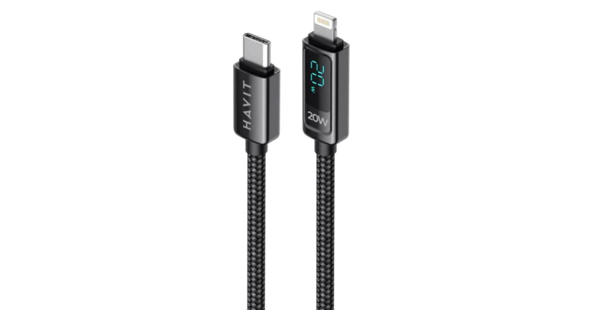 HAVIT CB6246 USB-C TO LIGHTING NYLON BRAIDED CABLE IPHONE 1.2M HAVIT CB6246 USB-C TO LIGHTING NYLON BRAIDED CABLE IPHONE 1.2M
