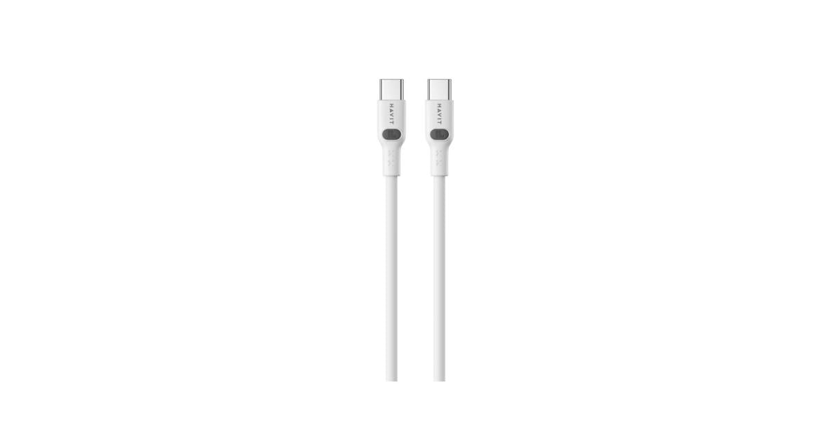HAVIT CB6279 USB-C TO USB-C SILICONE WIRE CABLE 1.0M HAVIT CB6279 USB-C TO USB-C SILICONE WIRE CABLE 1.0M