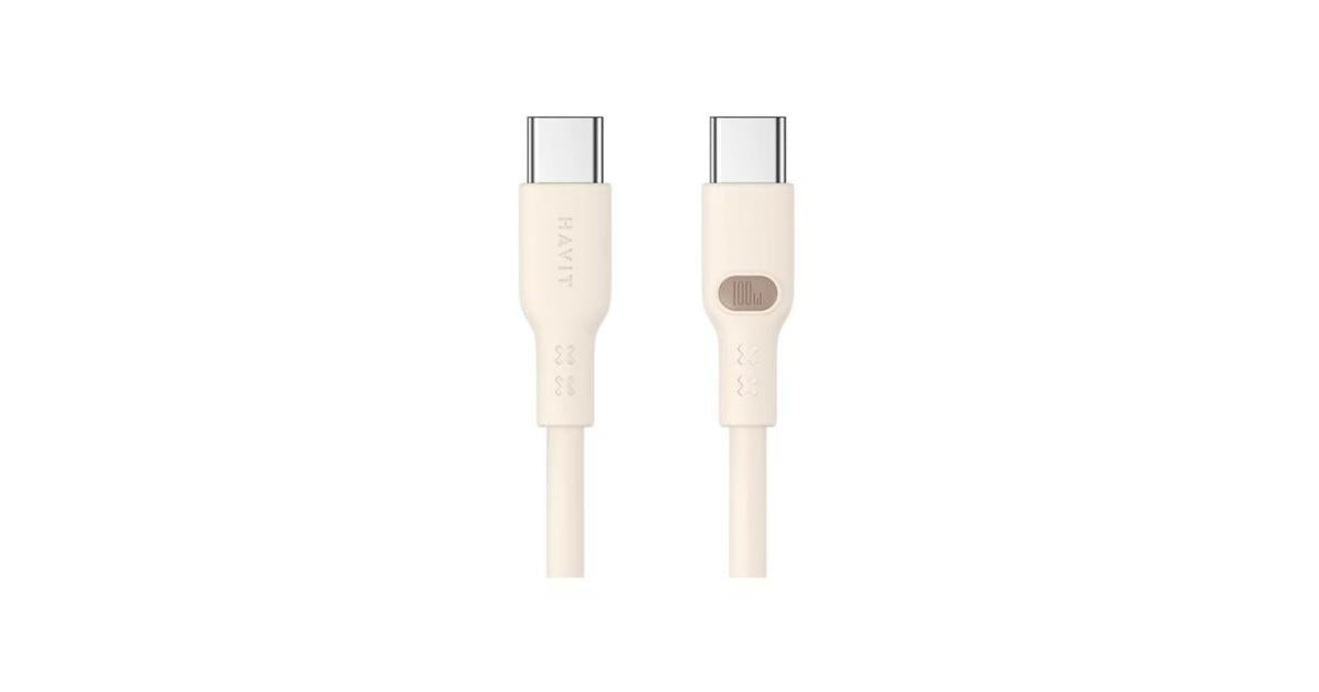 HAVIT CB6284 USB-C TO USB-C SILICONE WIRE CABLE 2.0M HAVIT CB6284 USB-C TO USB-C SILICONE WIRE CABLE 2.0M