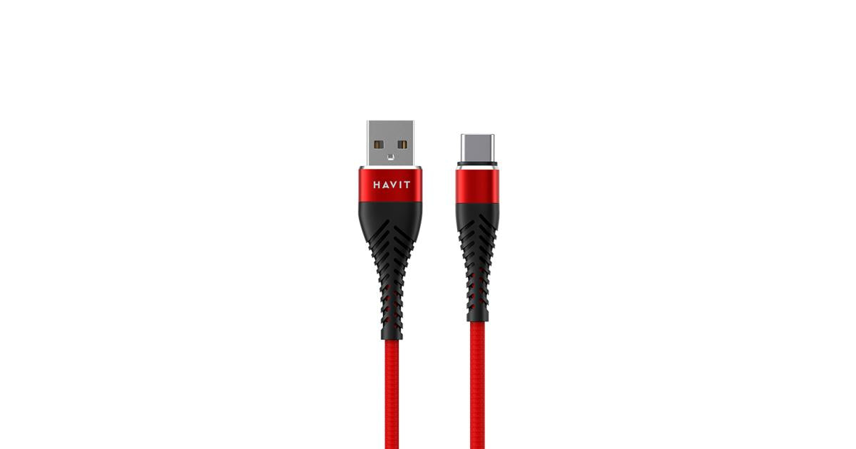 HAVIT CB706 USB TO MICRO PU BRAIDED CABLE 1.0M - CompuMe