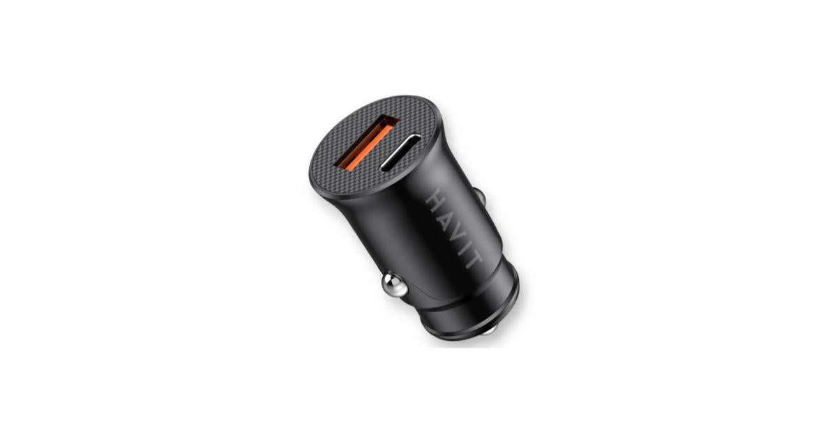 HAVIT CC2022 USB-A + USB-C CAR CHARGER HAVIT CC2022 USB-A + USB-C CAR CHARGER