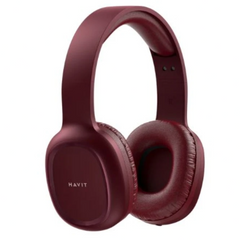 HAVIT H2590BT PRO Bluetooth Foldable Headset - Red