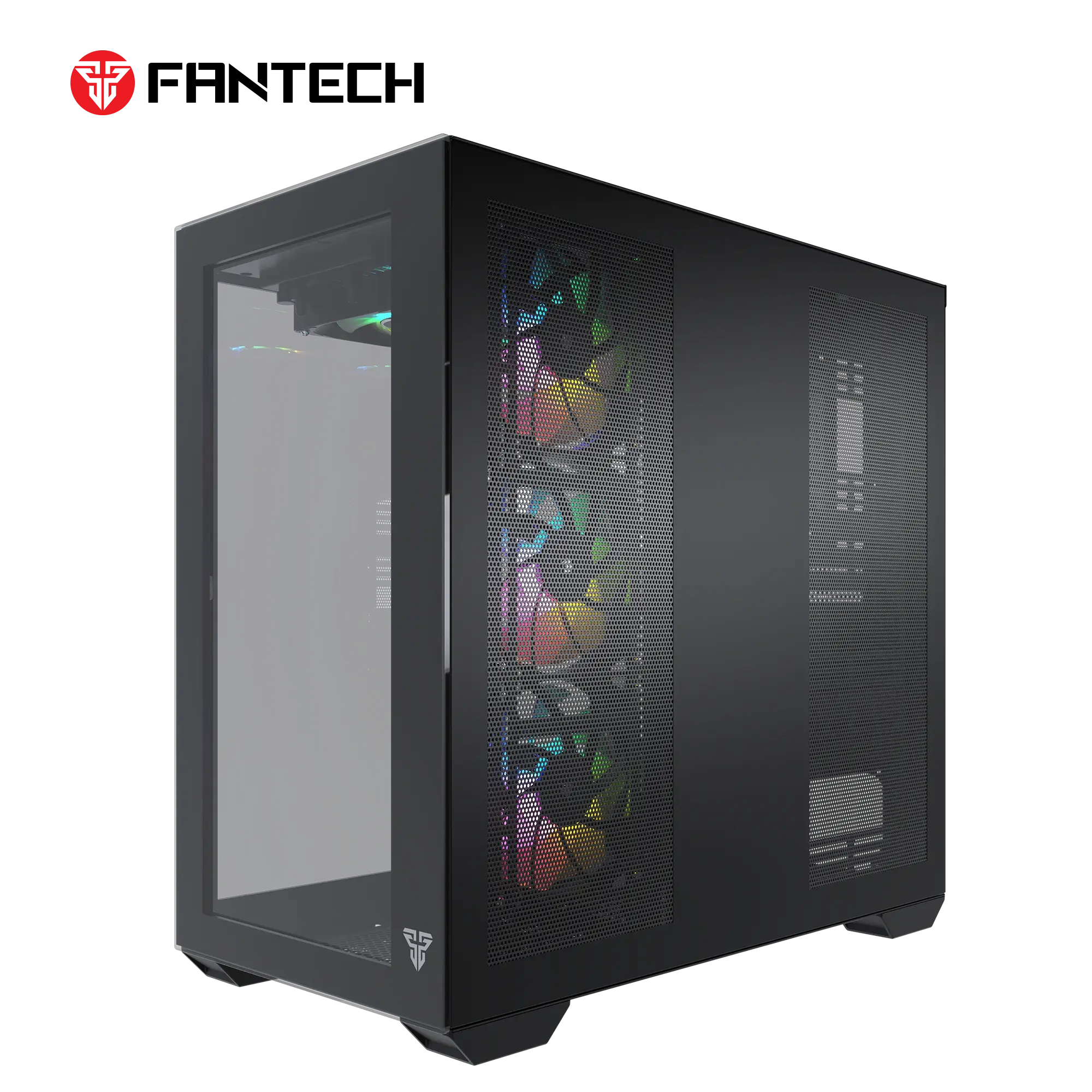 Fantech PC case for desktop computer builds and component installation