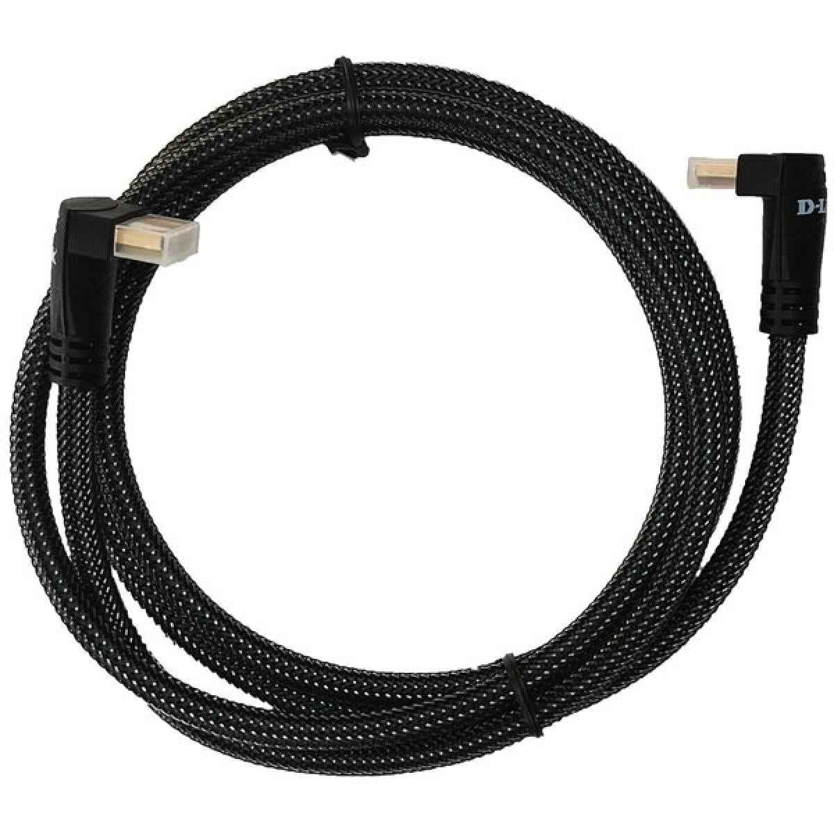 D-Link HCB-4AABLBR-3 HDMI 2.0 Cable with 90 degree connector-3M D-Link HCB-4AABLBR-3 HDMI 2.0 Cable with 90 degree connector-3M