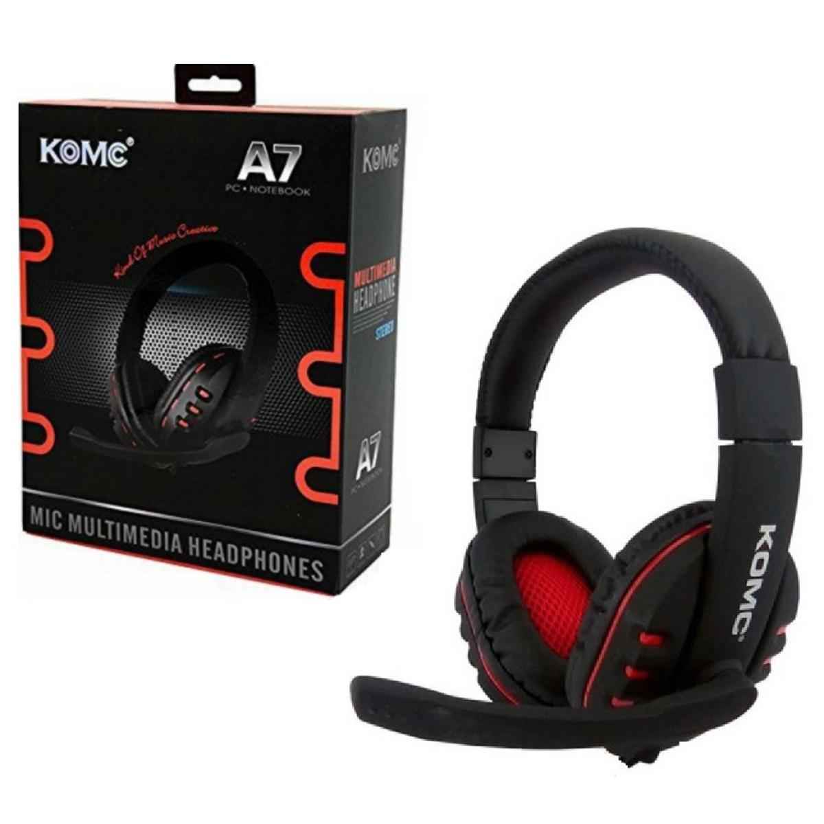 KOMC A7 Wired Stereo Gaming Headset KOMC A7 Wired Stereo Gaming Headset