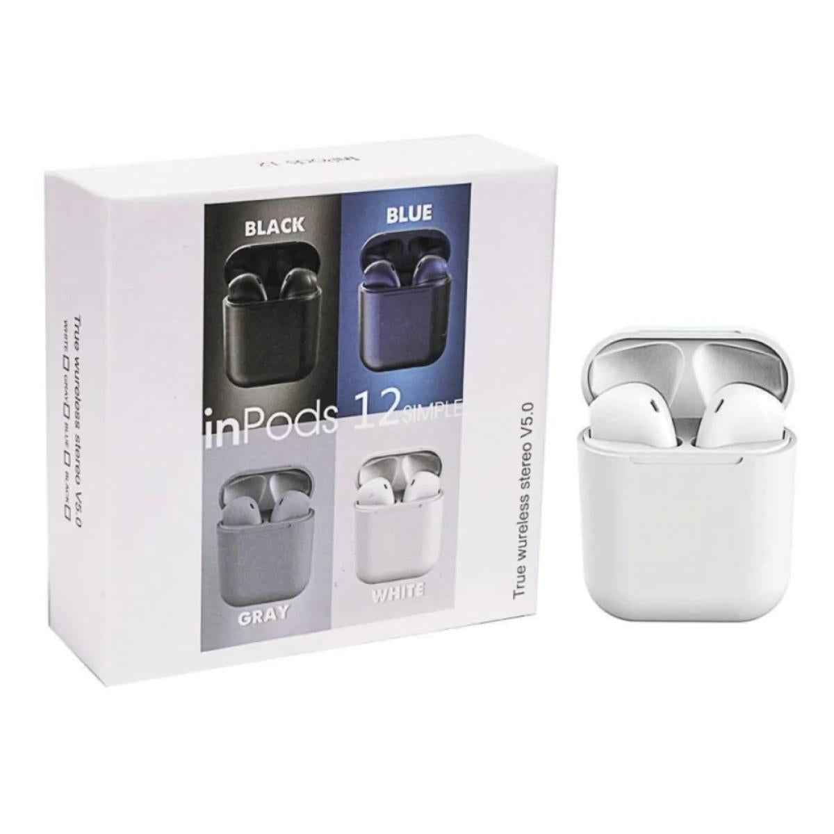 InPods 12 Simple Wireless Stereo Earphone V5.0 InPods 12 Simple Wireless Stereo Earphone V5.0