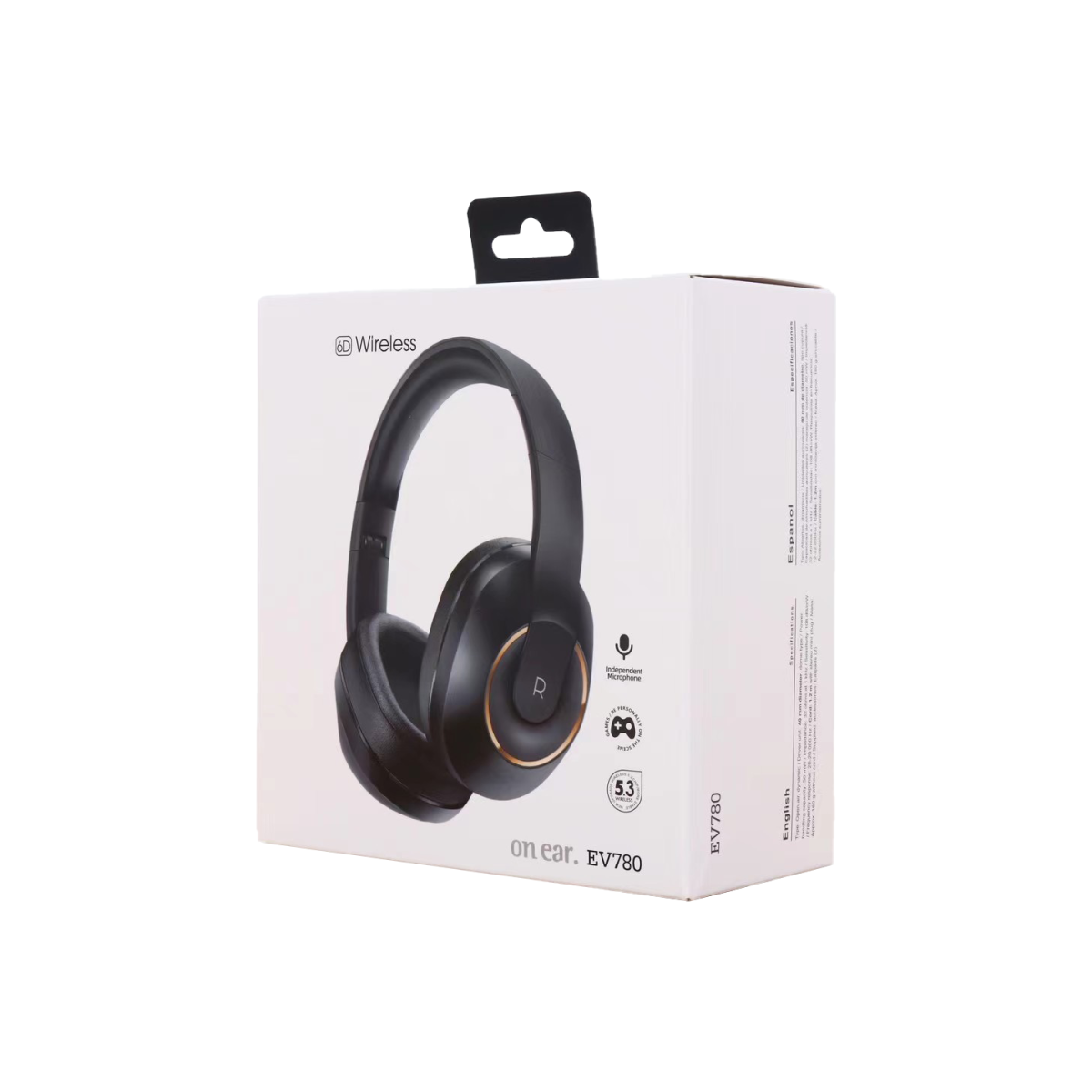 6D EV780 On Ear Wireless Headset