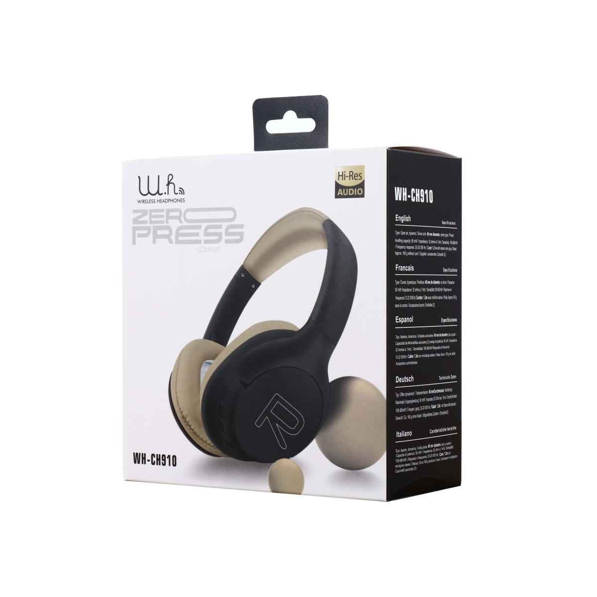 W.h CH910 Zero Press Wireless Headset