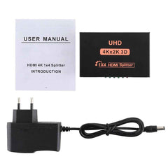 4K X 2K 3D 1 X 4 HDMI Splitter