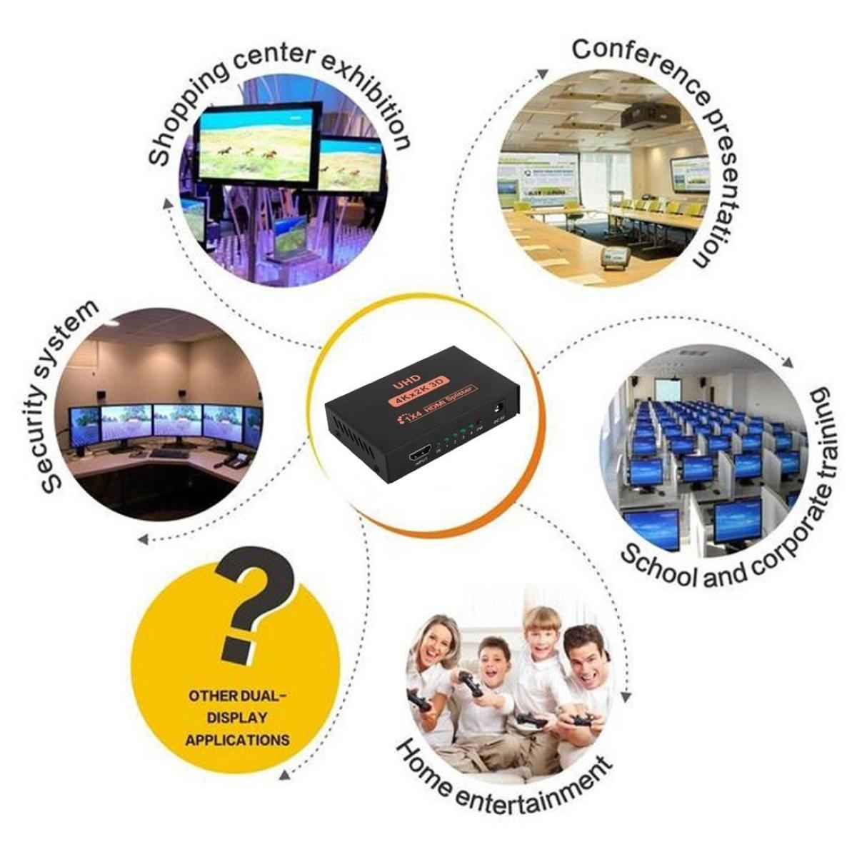 4K hdmi splitters for electronics hardware