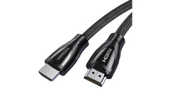 UGREEN (HD140) HDMI 2.1 Ultra High Speed Cable Up To 8K@60 , 4K@120Hz, Cotton braided, 180 Degree, Nickel plated- 3M