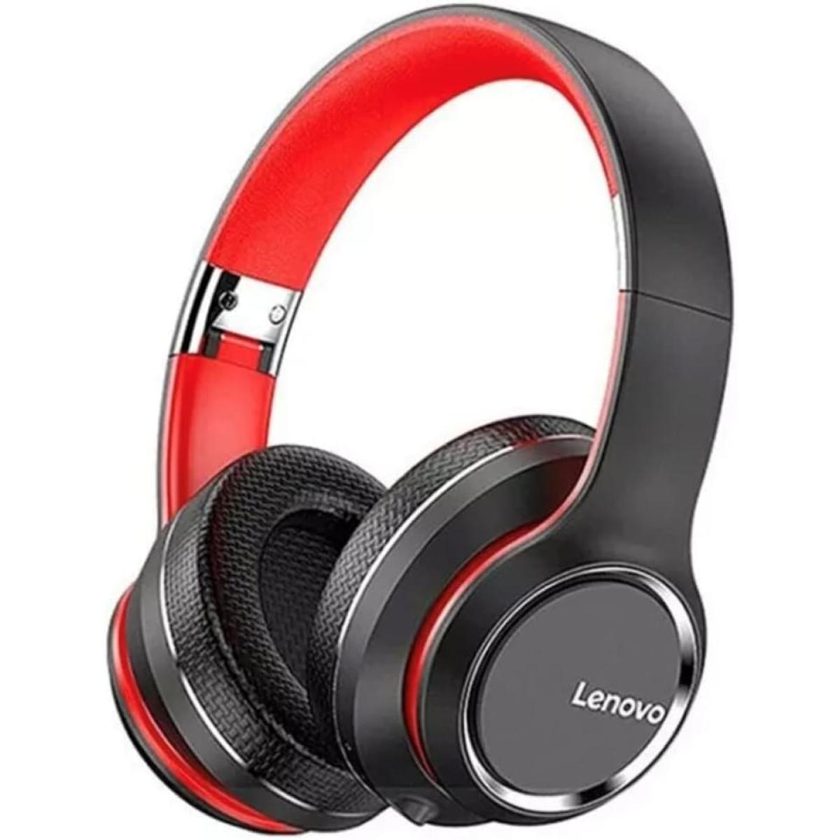 Lenovo HD200 Wireless Over - Ear Headphone (Bluetooth 5.0 + 3.5mm for Wired Connectivity) with Mic