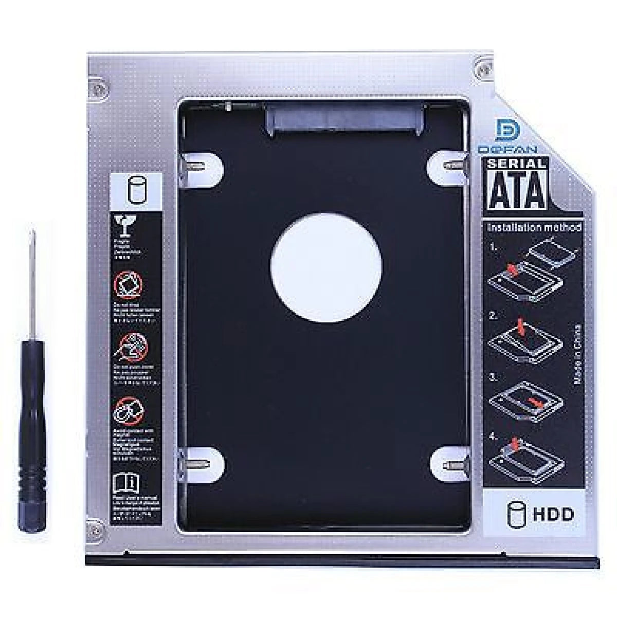 Universal 9.0mm HDD Caddy For Laptop 2.5"