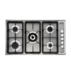 Conti Bi Hob 90CM - Gas - 5 Burners - Cast Iron